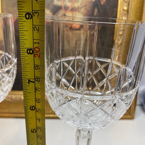 Set Of Two Waterford Crystal Marquis Wine Brandy Water Goblets Glasses - Picture 11 of 11